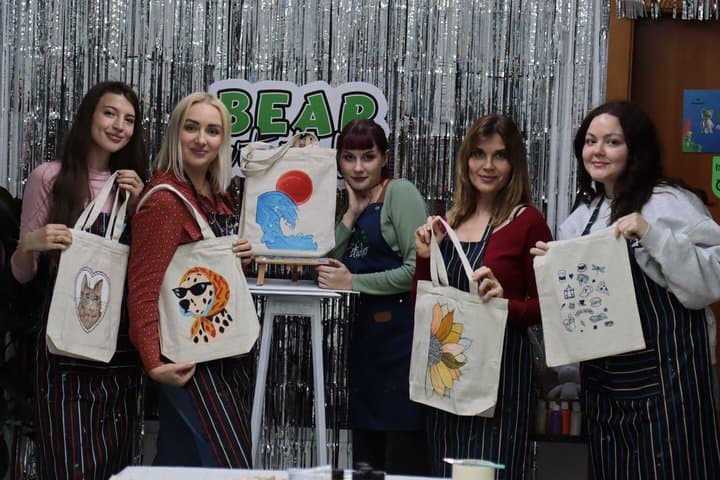 Alicante Design Your Own Tote Bag Art Workshop